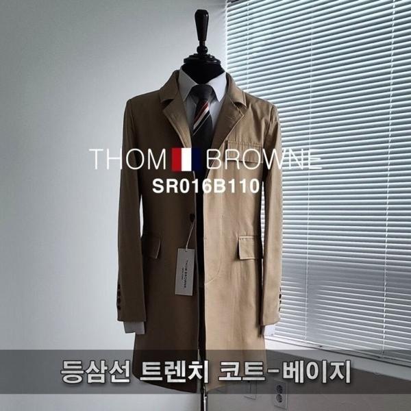 톰* 등삼선 트렌치 코트