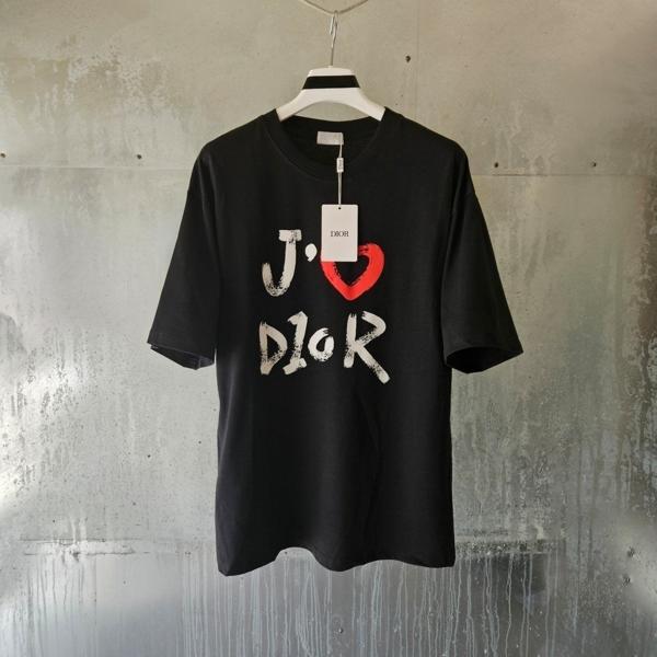 디* 페인팅 로고 티셔츠