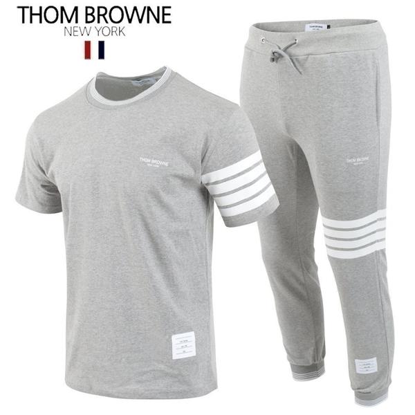 톰* 사선 시보리 반팔  긴바지 셋업