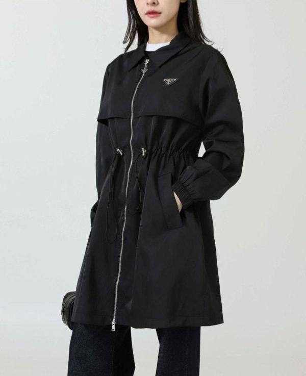 프** 롱 바람막이 코트 자켓