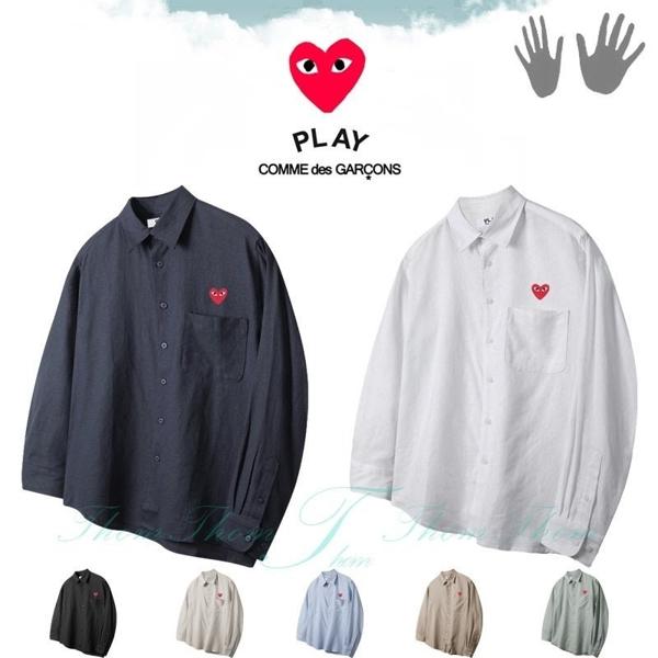 꼼* 포켓 린넨 셔츠