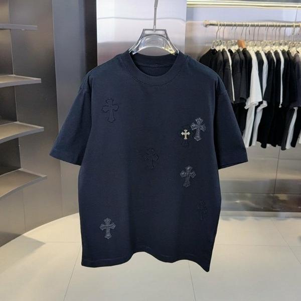 크* 멀티 크로스 티셔츠