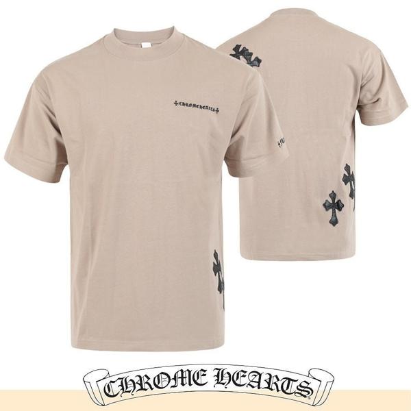 크* 패치 로고 반팔 T