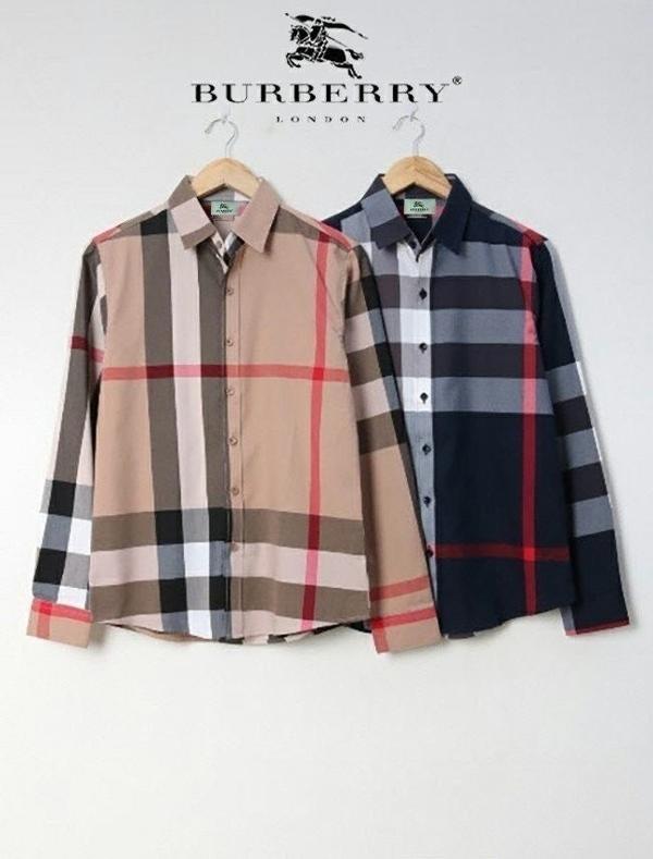 버** 신형 체크 셔츠