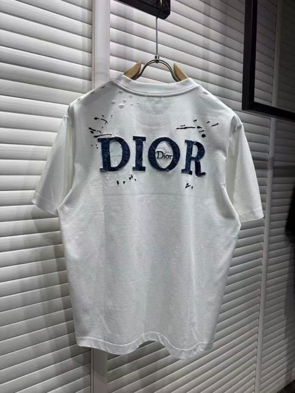 디* 데님패치 데미지 자수반팔