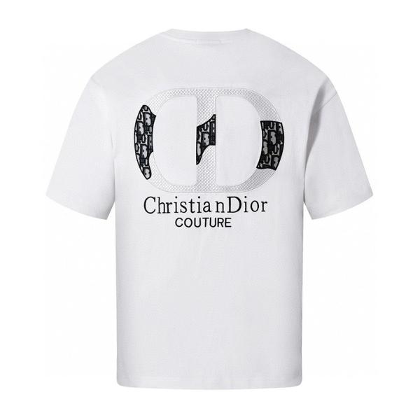 디* 오블리크 자수 반팔