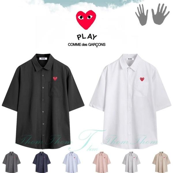 꼼* 오버핏 링클프리 반팔 셔츠