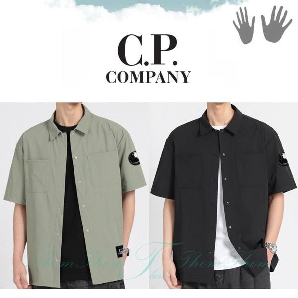 C* 컴퍼니 오버핏 스트레치 반팔 셔츠