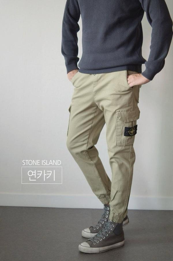 스* 면스판 밴딩카고팬츠