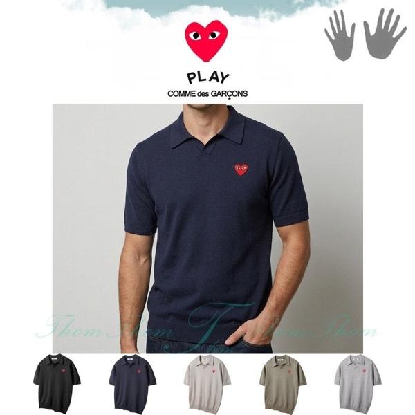 꼼* 쿨 카라 반팔 니트