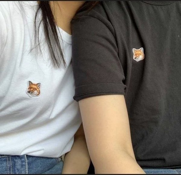 메* 키츠네 브라운폭스헤드 반팔