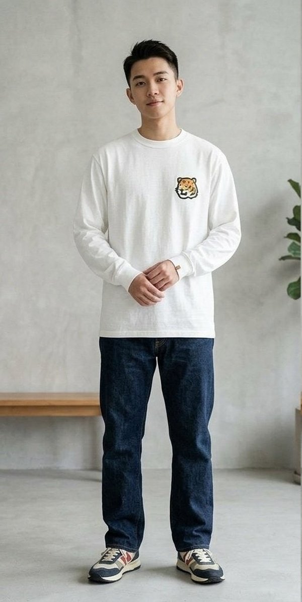 휴* 메이드 호랑이 티셔츠