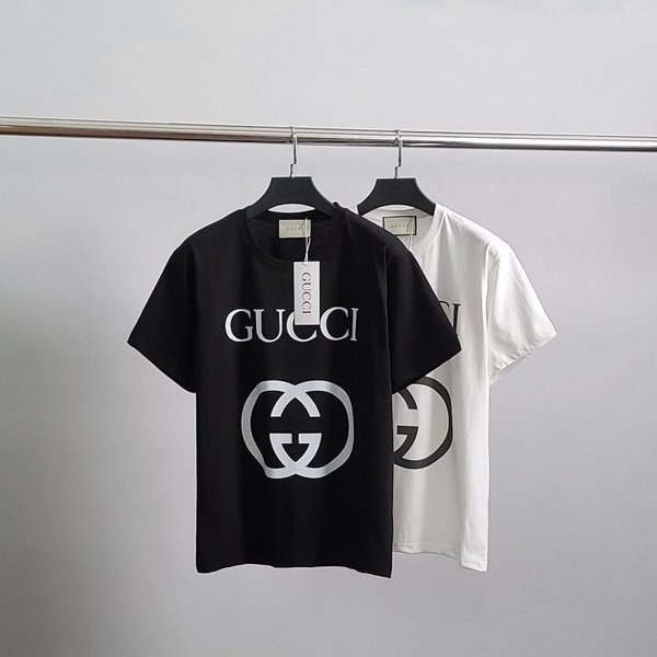 구* 인터로킹 G프린팅 코튼 반팔티
