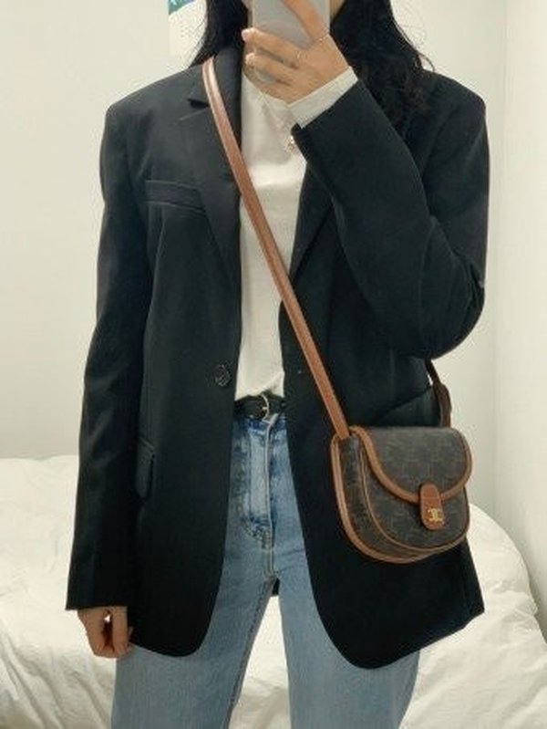 셀** 고급 미니 베사체 트리오페 숄더백