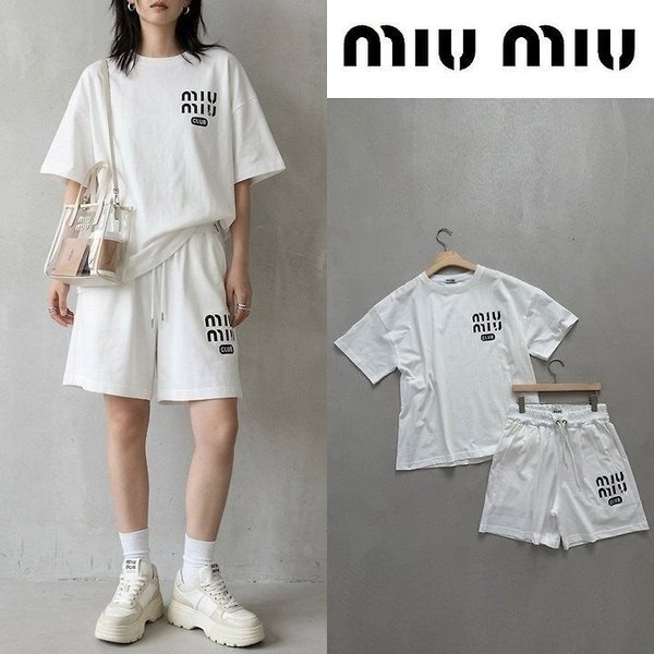 메인 로고 오버핏 하프 셋업 ☆여성용☆