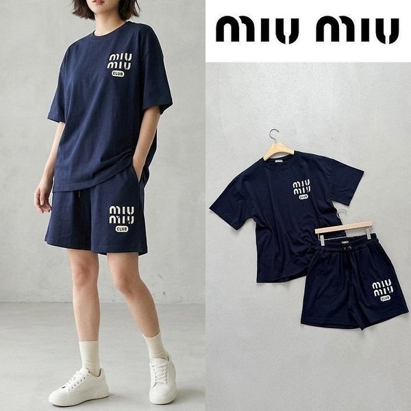 메인 로고 오버핏 하프 셋업 ☆여성용☆