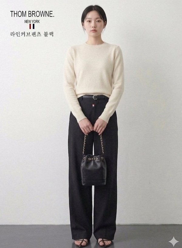 톰* 라인커브 팬츠