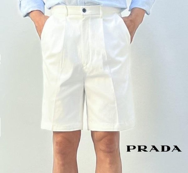 프** 히든밴딩 원턱 면 반바지