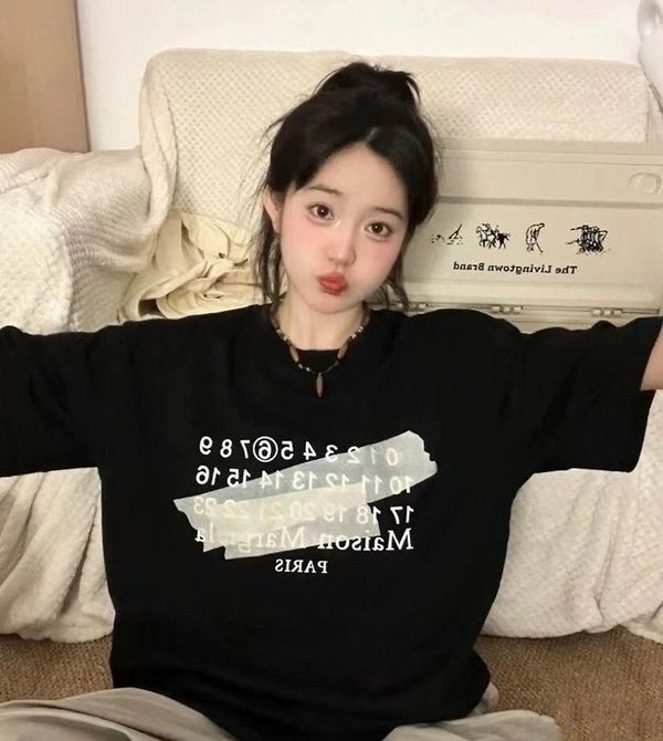 메* 마르지엘라 시그니쳐 페인트 티셔츠