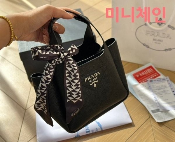 프** 미니 체인 가죽 토트백❤풀박스❤