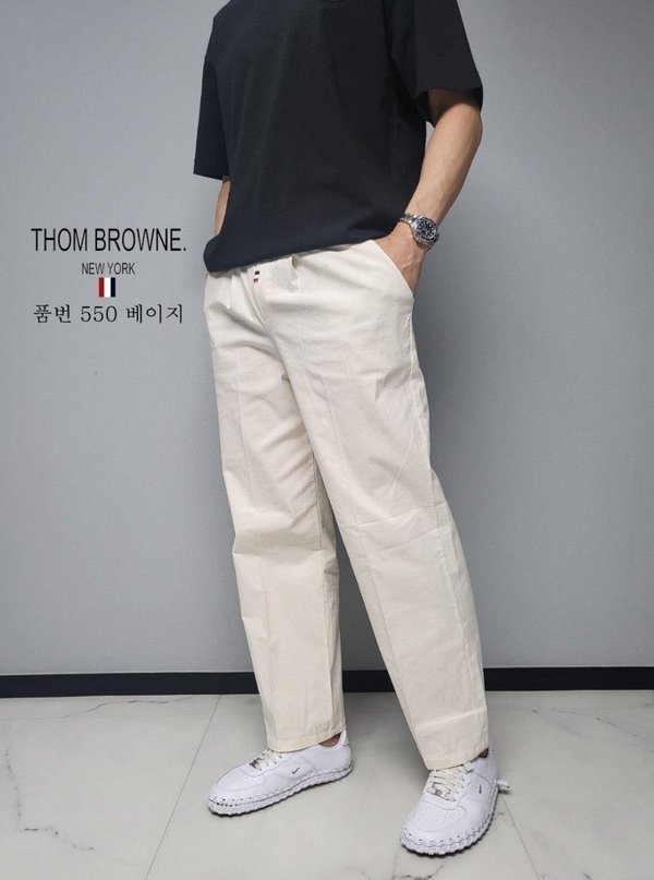 톰* 마 스판 와이드 팬츠