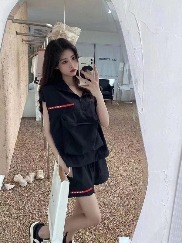 프** 반바지후드나시 셋트