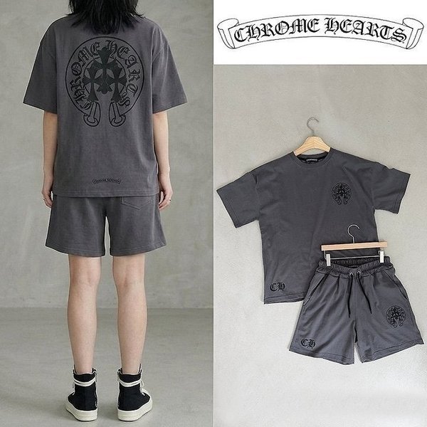 크* 트리플 크로스 오버핏 하프 셋업 ☆여성용☆