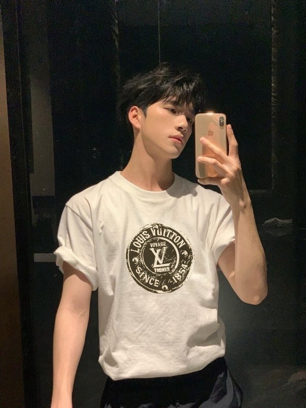 루* 스탬프 반팔 티셔츠