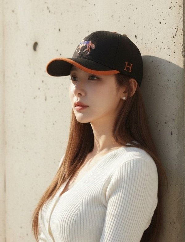 에*** 로고 자수 베이스 볼캡 ✔수입