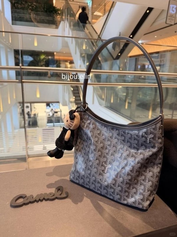 고** 보헴 미니 호보백 그레이