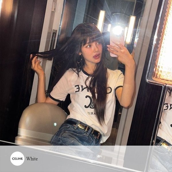 셀** PARIS 링거 티셔츠
