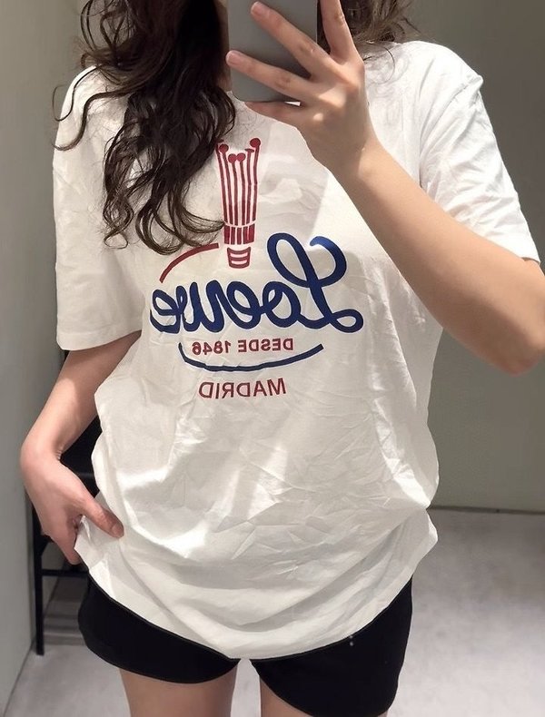 로** 클링클 프린팅 반팔