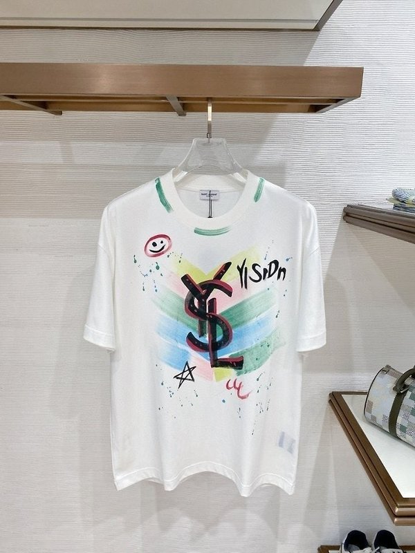 생** 그래피티 아트웍 ysl 티셔츠
