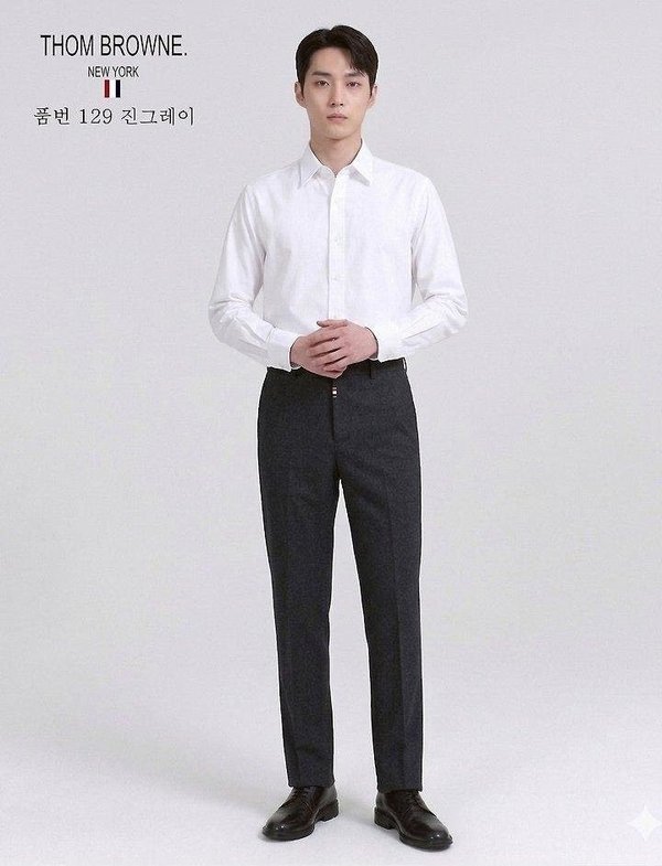 톰* 여름 린넨 슬렉스 진그레이
