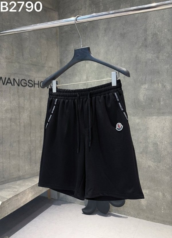 라인 띠 백 포켓 반바지