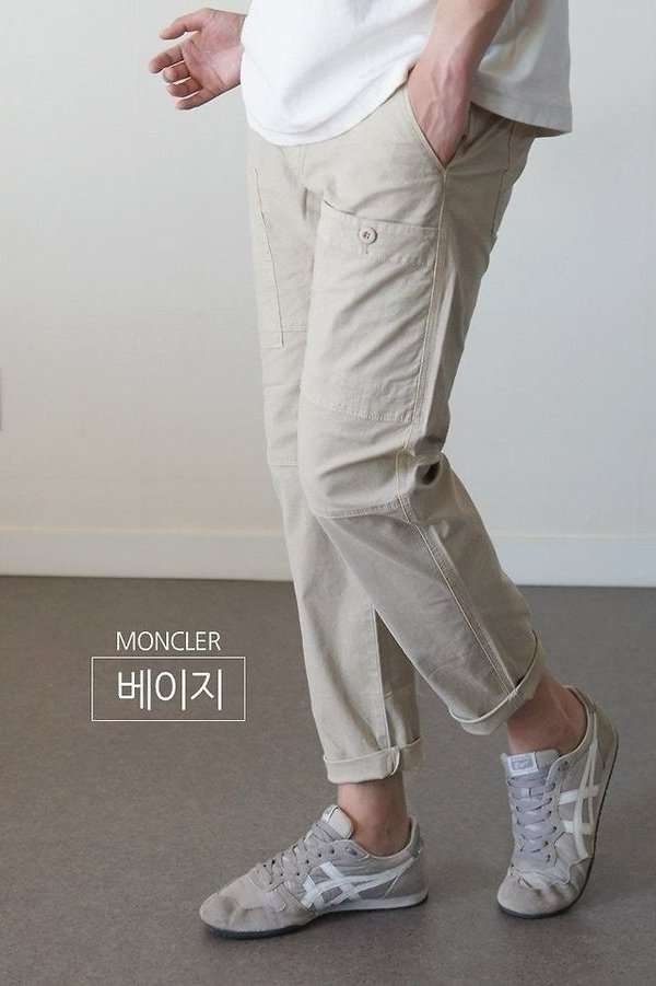 면스판 팬츠