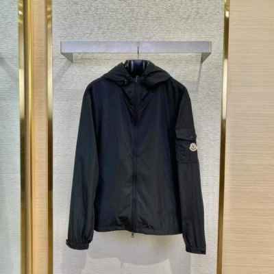 후드로고 바람막이 자켓