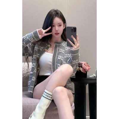 구* GG 부클 자가드 울가디건 수입최고급 (여성)