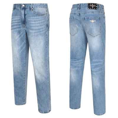 톰* 메탈 레더패치 연청워싱진