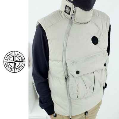 스* 지퍼 포켓 하이넥 패딩 베스트 [고급]