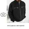프** 지퍼 스웨이드 자켓 [고급]