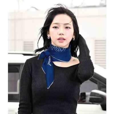 샤* ART 악세사리 블루사각 스카프