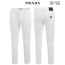 프** 안기모 화이트슬림 일자 베이직 팬츠