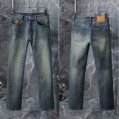 루* 로고 스티치 워싱스판 데님진 수입최고급