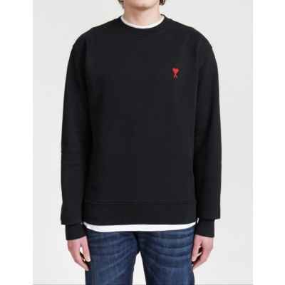 아* 스몰체인 레드 하트 코튼 맨투맨수입풀