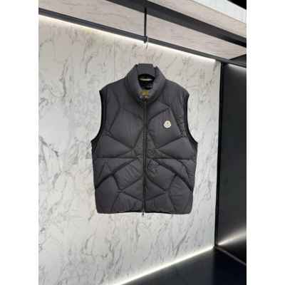 벤다벨 그래픽 퀼팅 다운 패딩 조끼 베스트