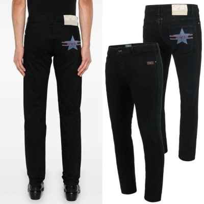 디* 스타프린트 블랙진