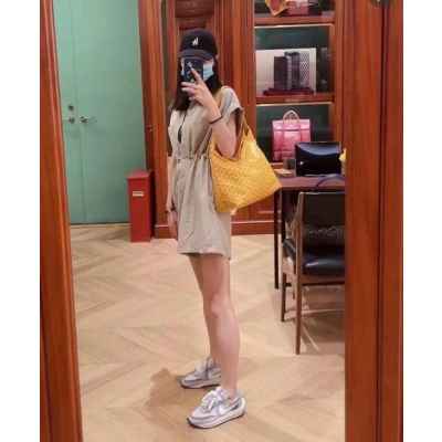 고** 고급 보헴 호보백 옐로우