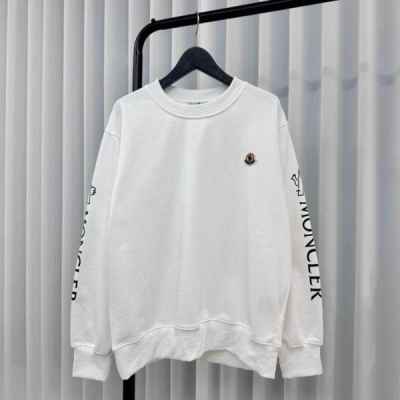 소매 더블로고 맨투맨