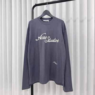 아** 스튜디오 엠보 로고 롱슬리브 티셔츠